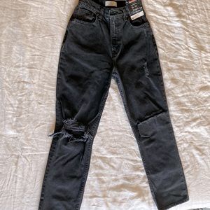 Straight ultra high rise 90s jeans